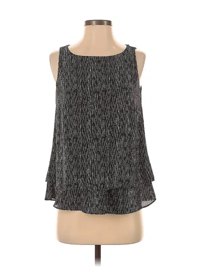 Pre-owned Worthington Sleeveless Blouse In Black