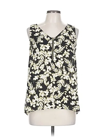 Pre-owned Worthington Sleeveless Blouse In Black