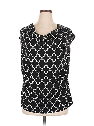 Pre-owned Worthington Sleeveless Blouse In Black