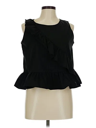 Pre-owned Worthington Sleeveless Blouse In Black