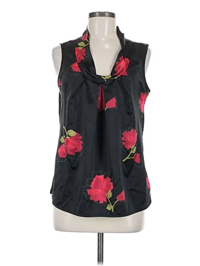 Pre-owned Worthington Sleeveless Blouse In Black