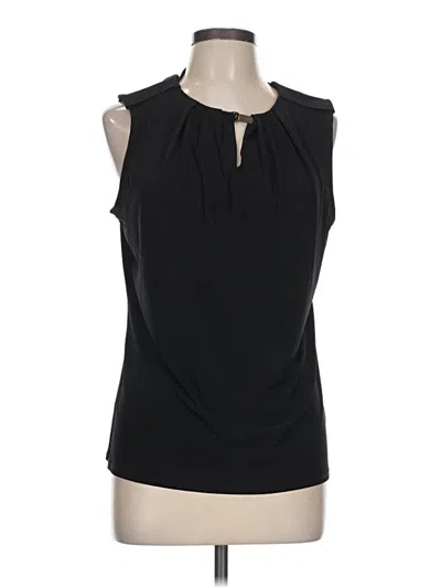 Pre-owned Worthington Sleeveless Blouse In Black