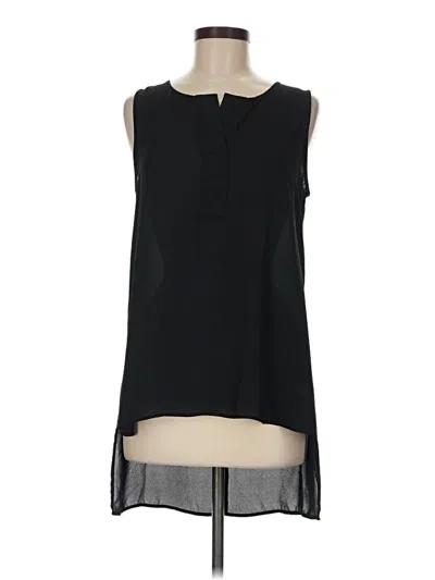 Pre-owned Worthington Sleeveless Blouse In Black