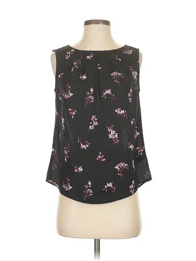 Pre-owned Worthington Sleeveless Blouse In Black