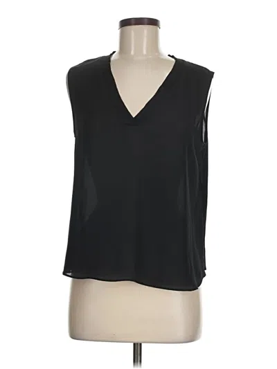 Pre-owned Worthington Sleeveless Blouse In Black