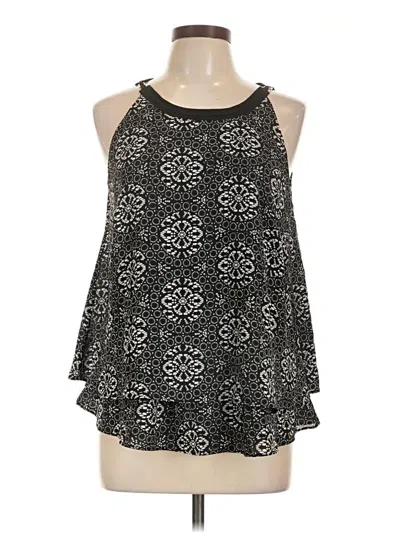 Pre-owned Worthington Sleeveless Blouse In Black