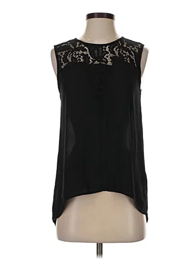 Pre-owned Worthington Sleeveless Blouse In Black