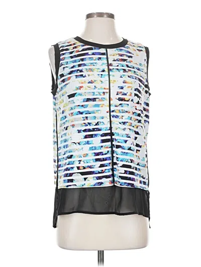 Pre-owned Worthington Sleeveless Blouse In Black