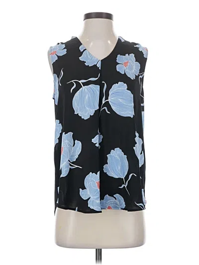 Pre-owned Worthington Sleeveless Blouse In Black
