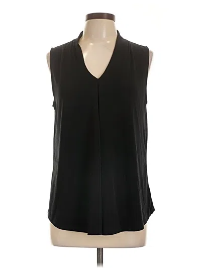 Pre-owned Worthington Sleeveless Blouse In Black