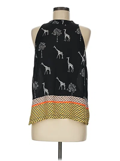 Pre-owned Worthington Sleeveless Blouse In Black