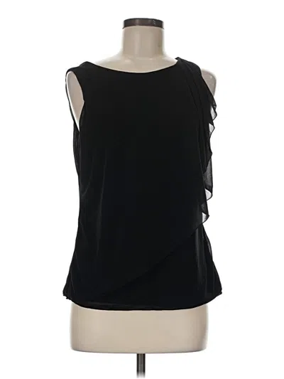 Pre-owned Worthington Sleeveless Blouse In Black