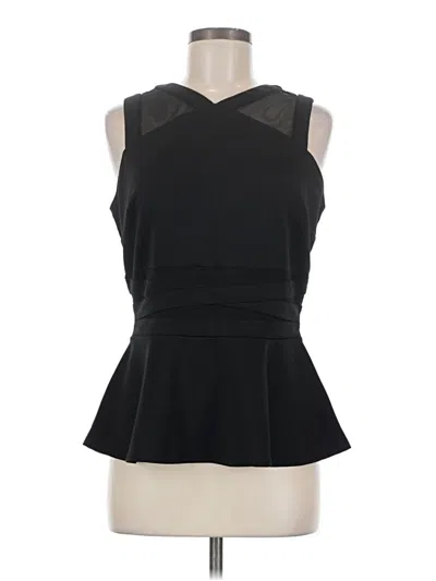 Pre-owned Worthington Sleeveless Blouse In Black