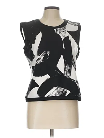 Pre-owned Worthington Sleeveless Blouse In Black