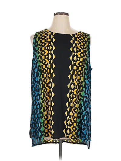 Pre-owned Worthington Sleeveless Blouse In Blue