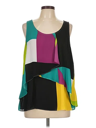 Pre-owned Worthington Sleeveless Blouse In Blue