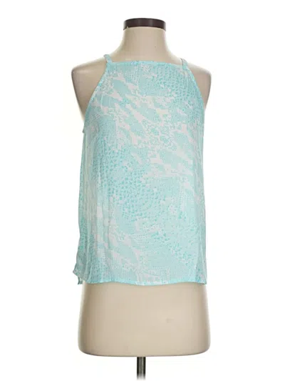 Pre-owned Worthington Sleeveless Blouse In Blue