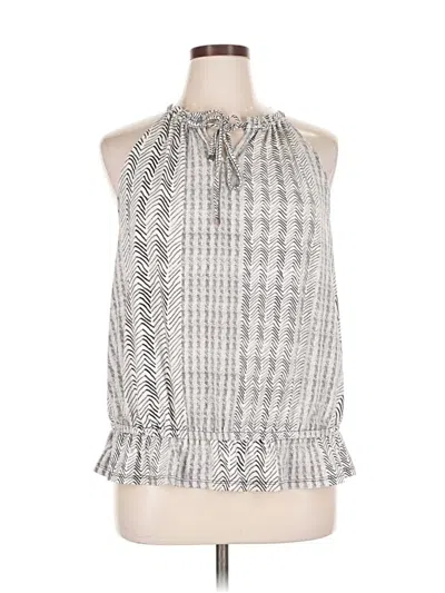 Pre-owned Worthington Sleeveless Blouse In Gray