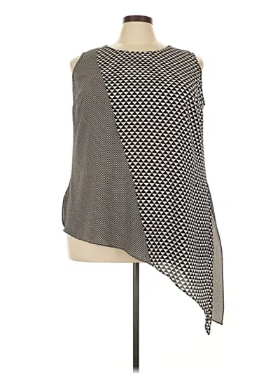 Pre-owned Worthington Sleeveless Blouse In Gray