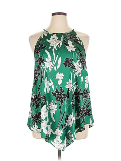 Pre-owned Worthington Sleeveless Blouse In Green