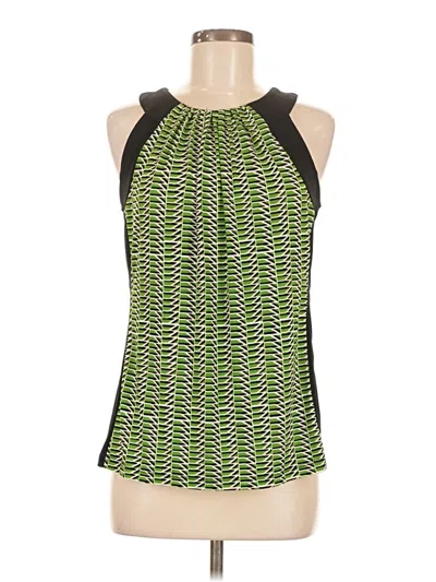 Pre-owned Worthington Sleeveless Blouse In Green