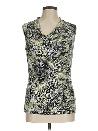 Pre-owned Worthington Sleeveless Blouse In Green
