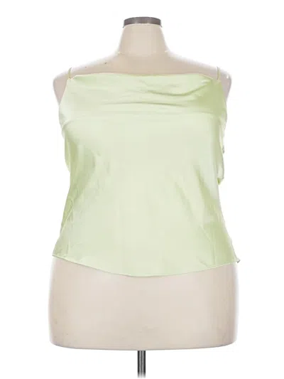 Pre-owned Worthington Sleeveless Blouse In Green