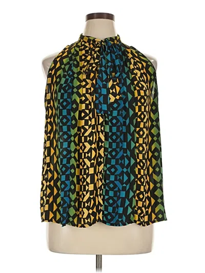 Pre-owned Worthington Sleeveless Blouse In Green