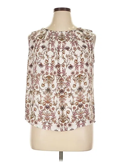 Pre-owned Worthington Sleeveless Blouse In Ivory