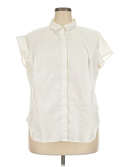 Pre-owned Worthington Sleeveless Blouse In Ivory