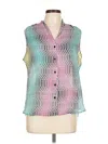 Worthington Sleeveless Blouse In Multi