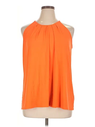 Pre-owned Worthington Sleeveless Blouse In Orange