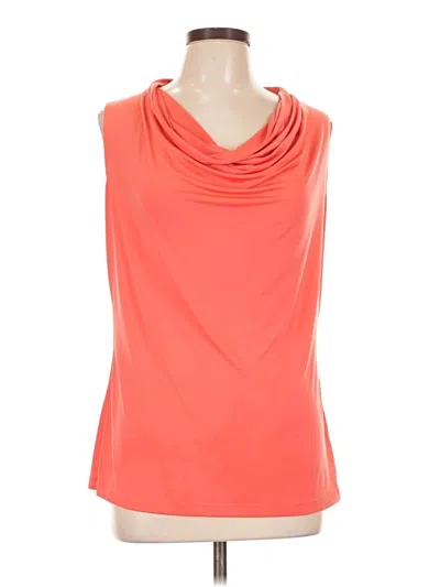 Pre-owned Worthington Sleeveless Blouse In Orange
