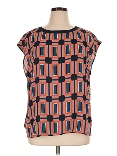 Pre-owned Worthington Sleeveless Blouse In Orange