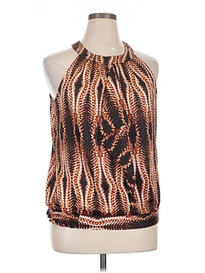Pre-owned Worthington Sleeveless Blouse In Orange