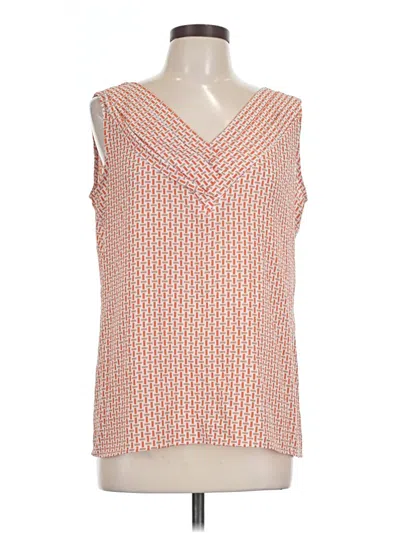 Pre-owned Worthington Sleeveless Blouse In Orange