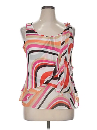 Pre-owned Worthington Sleeveless Blouse In Pink