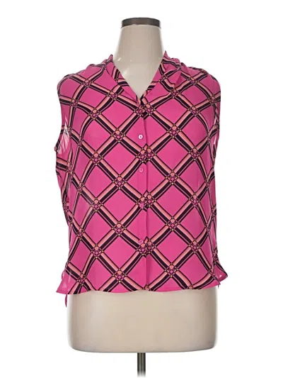 Pre-owned Worthington Sleeveless Blouse In Pink