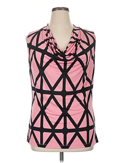 Pre-owned Worthington Sleeveless Blouse In Pink