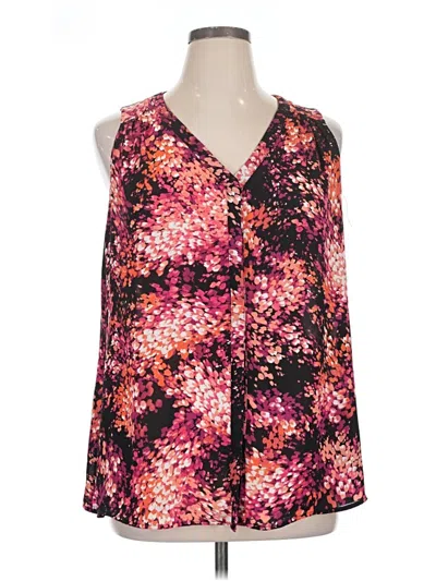 Pre-owned Worthington Sleeveless Blouse In Pink
