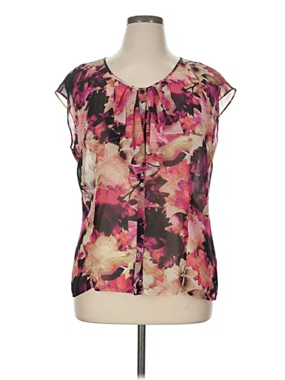 Pre-owned Worthington Sleeveless Blouse In Pink