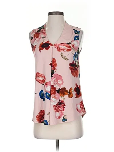 Pre-owned Worthington Sleeveless Blouse In Pink