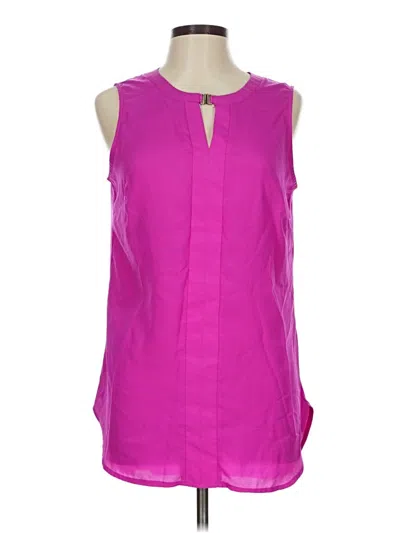 Pre-owned Worthington Sleeveless Blouse In Pink