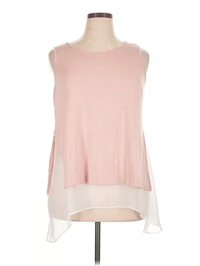 Pre-owned Worthington Sleeveless Blouse In Pink
