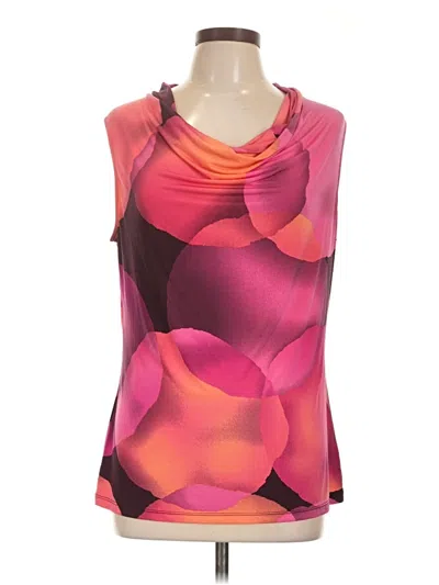 Pre-owned Worthington Sleeveless Blouse In Pink