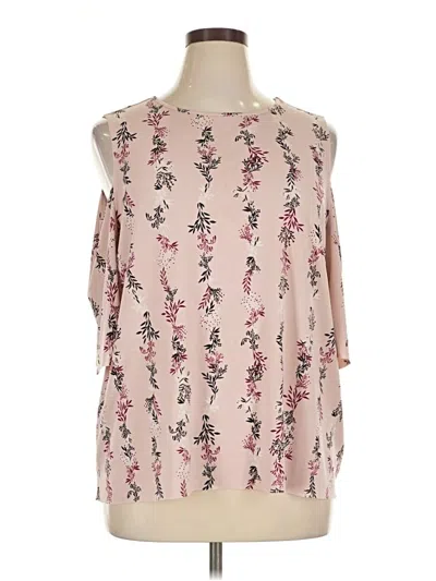 Pre-owned Worthington Sleeveless Blouse In Pink