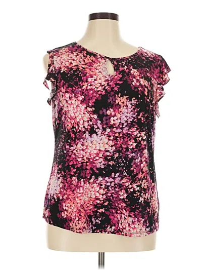 Pre-owned Worthington Sleeveless Blouse In Pink