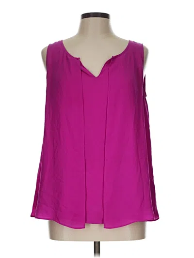 Pre-owned Worthington Sleeveless Blouse In Purple