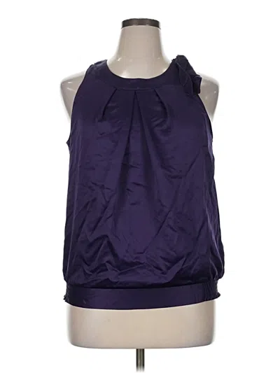 Pre-owned Worthington Sleeveless Blouse In Purple
