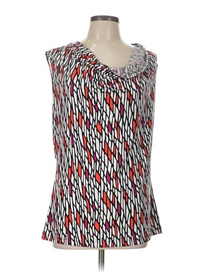 Pre-owned Worthington Sleeveless Blouse In Red